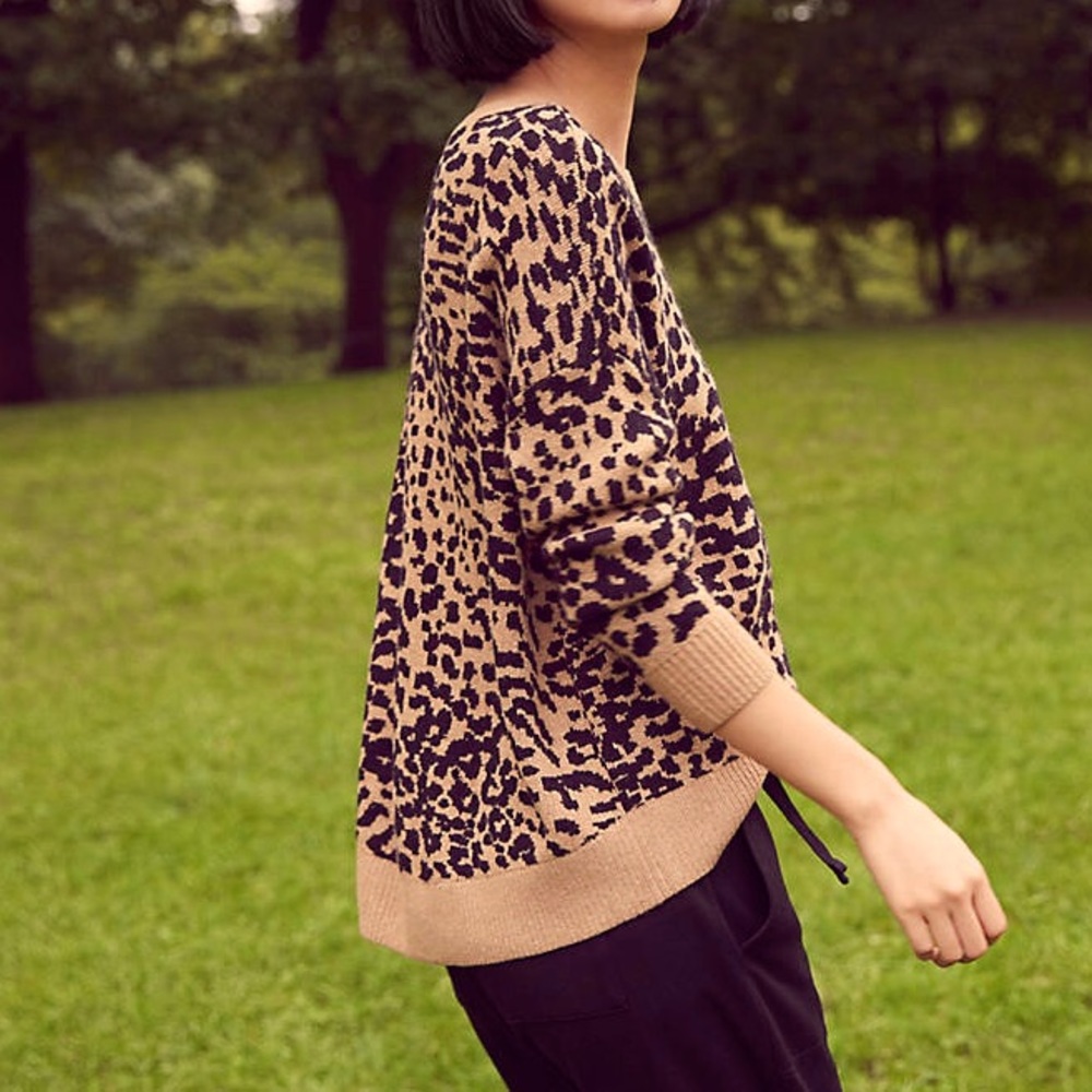 LOFT | Leopard🐆 Print Crewneck